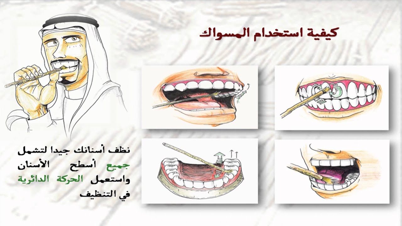 فوائد السواك وكيفية استخدامه
