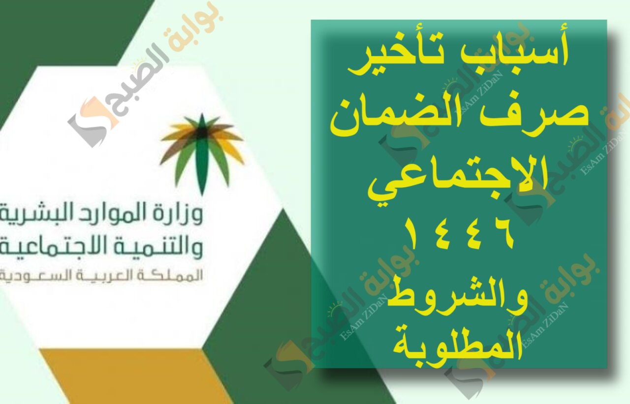 أسباب تأخير صرف الضمان الاجتماعي والشروط المطلوبة