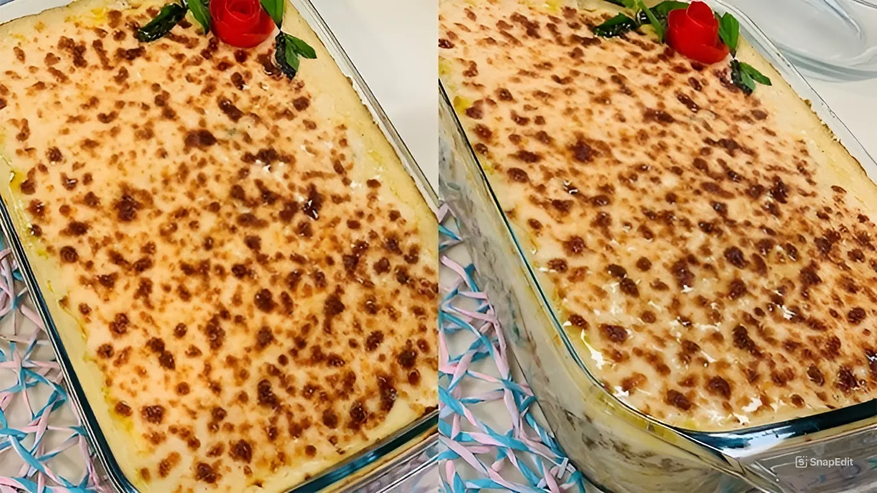 عمل الأرز بالبشاميل