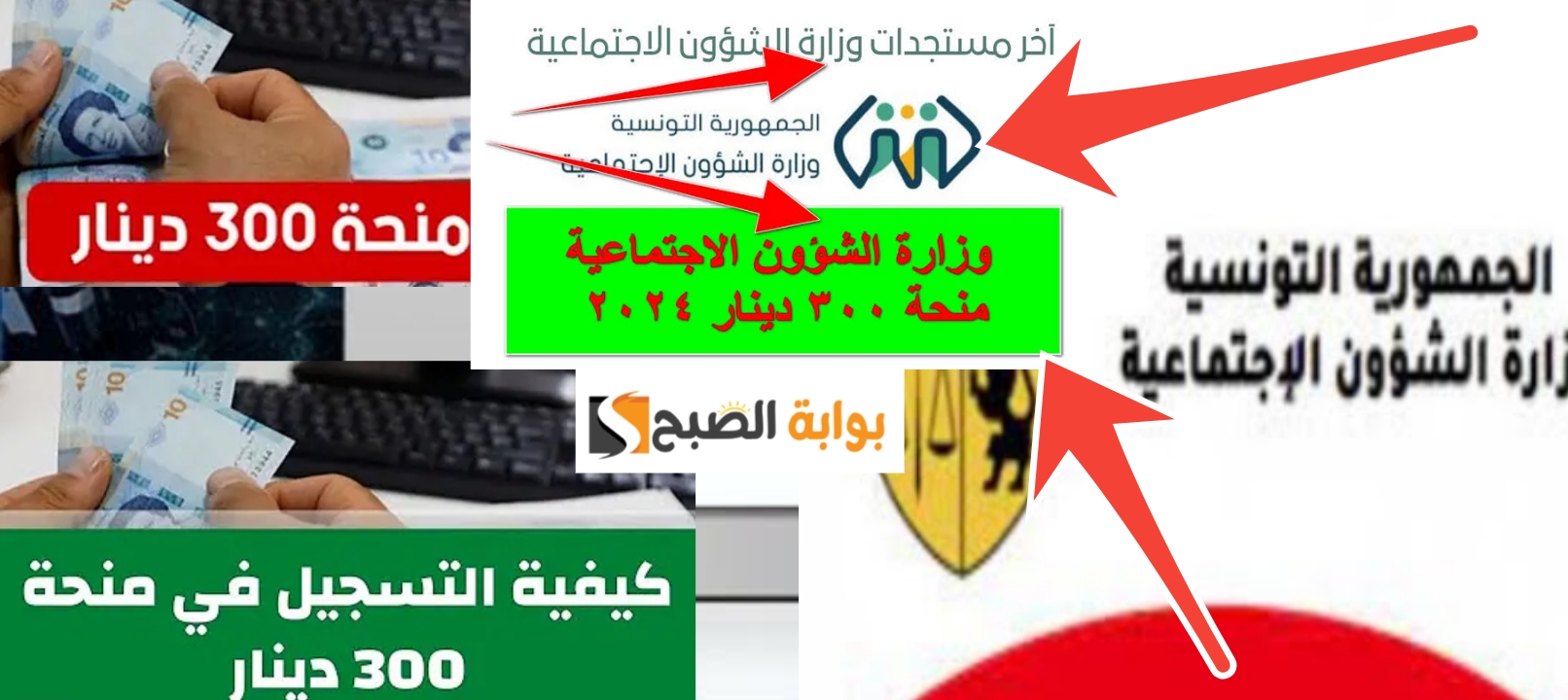 التسجيل في منحة 300 دينار