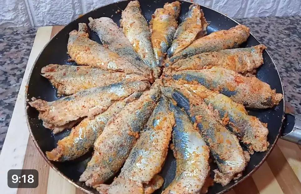 السردين المقلي