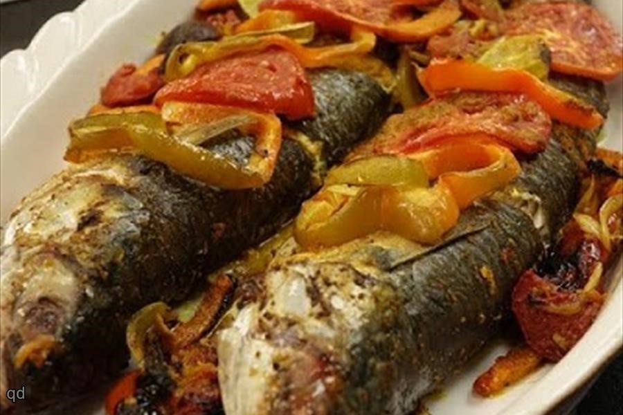 السمك الماكريل في الفرن