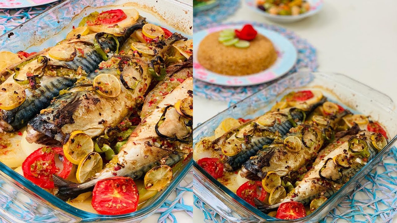 طريقة عمل تتبيلة السمك المشوي في الفرن بتكات المحلات وأحلي وبطعم مميز وخطير