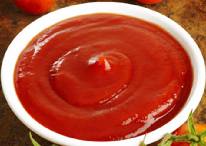 عمل الكاتشب بالبيت