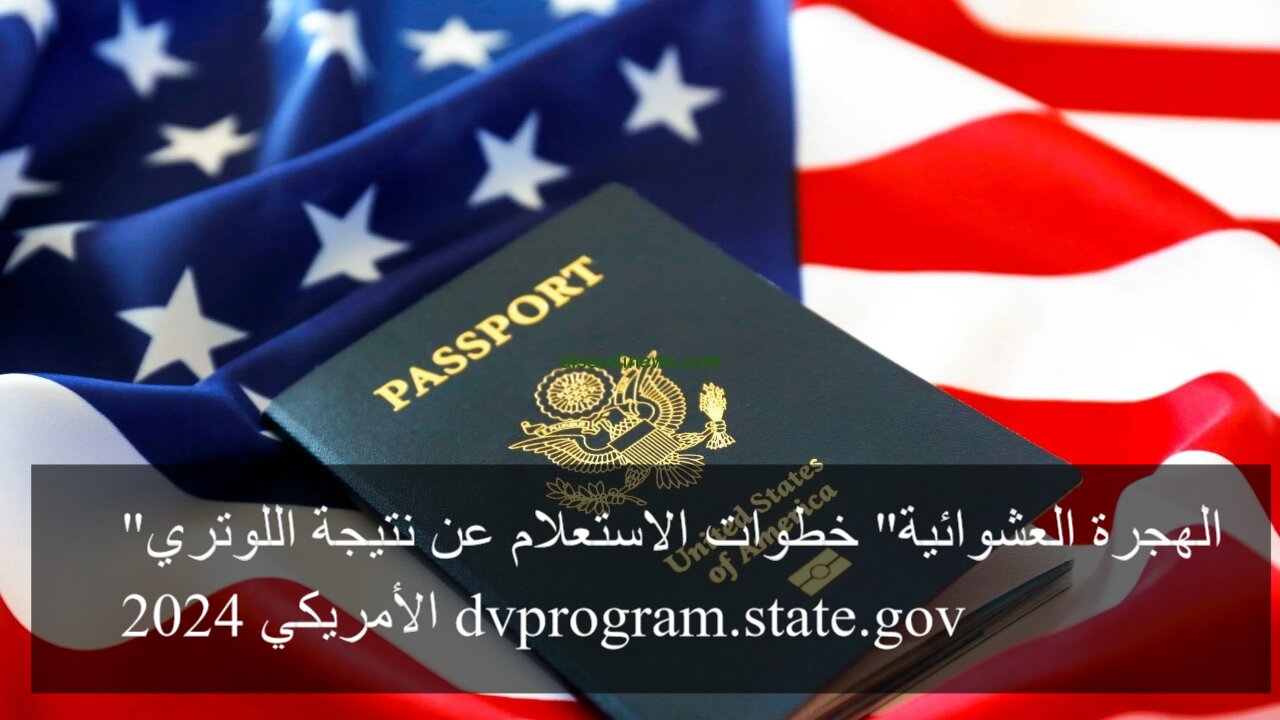 الهجرة العشوائية خطوات الاستعلام عن نتيجة اللوتري الأمريكي 2024