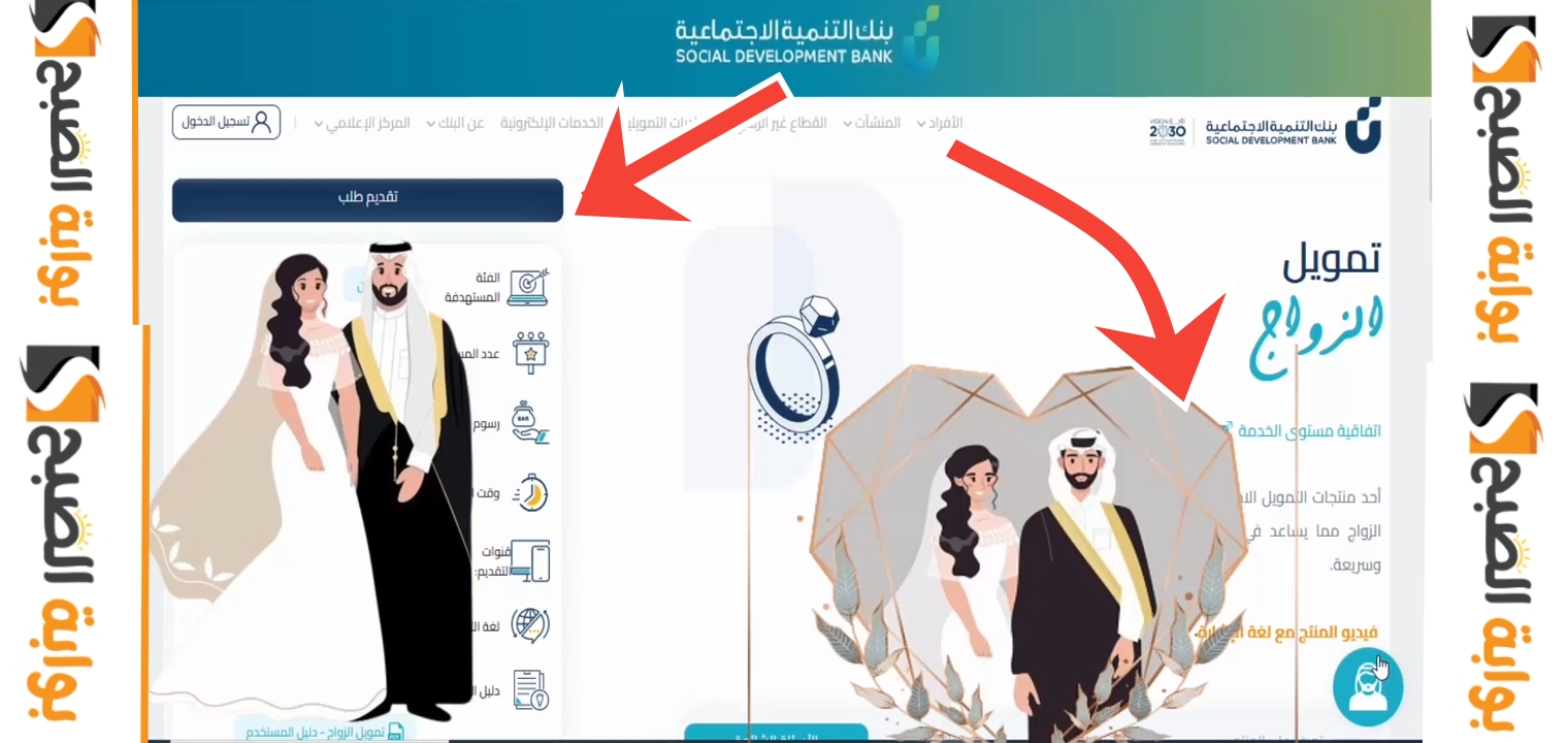 تمويل الزواج من بنك التنمية الاجتماعية