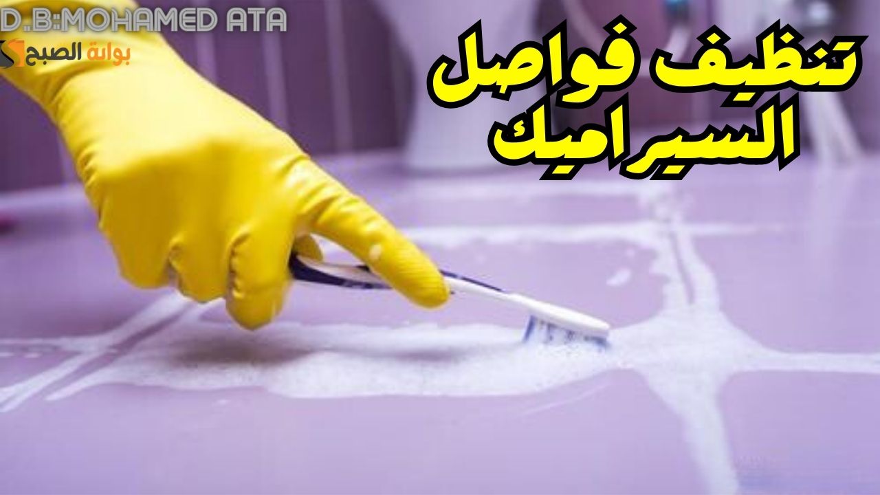 تنظيف فواصل السيراميك