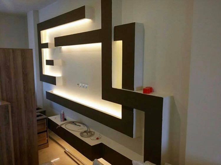 ديكور جبس بورد للشاشه