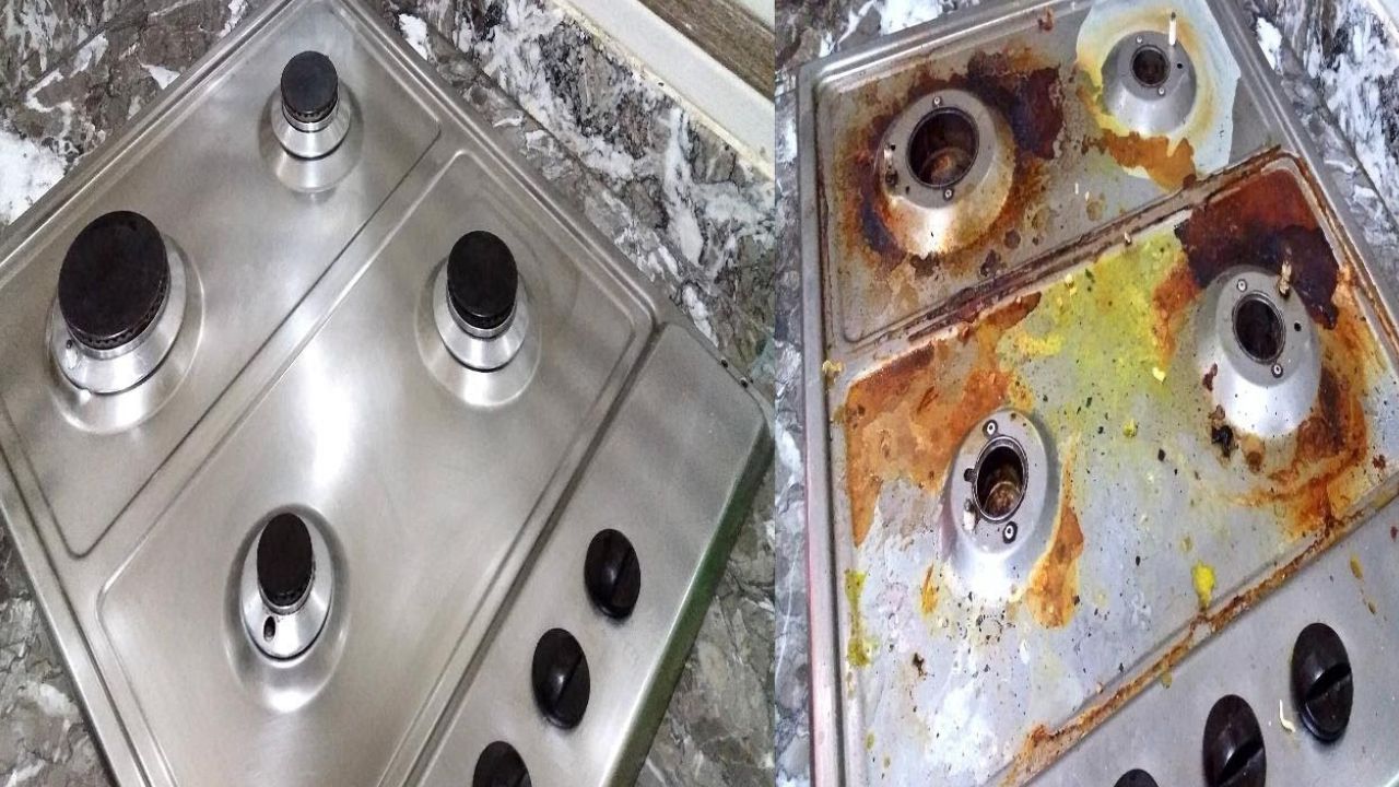 خلطة رهيبة لتنظيف عيون البوتاجاز المحترقة