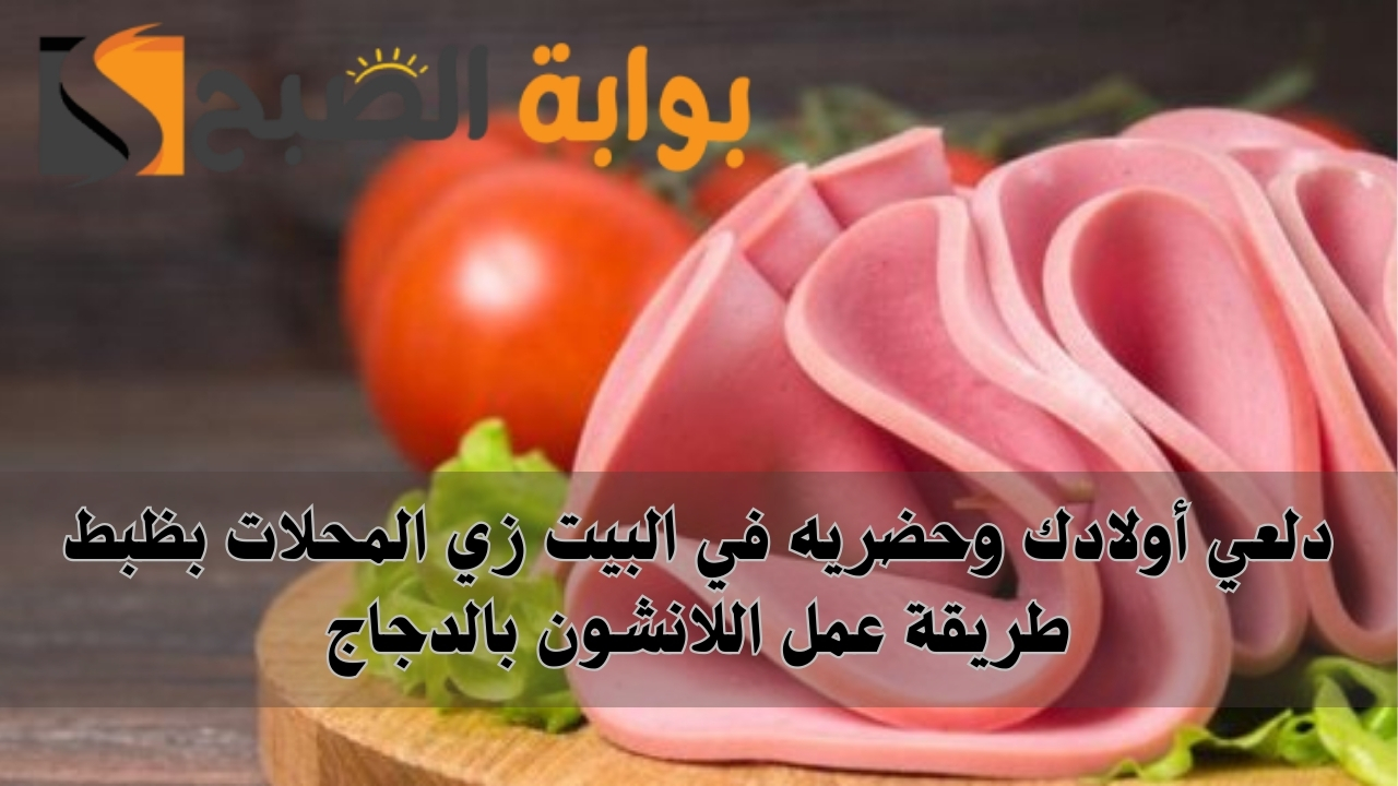 طريقة عمل اللانشون بالدجاج