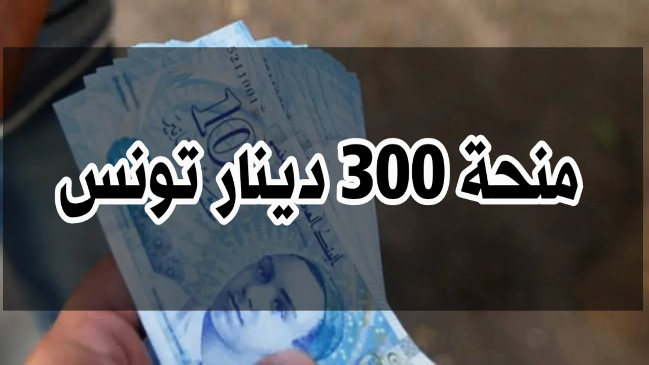 رابط التسجيل في منحة 300 دينار تونس والشروط المطلوبة 1