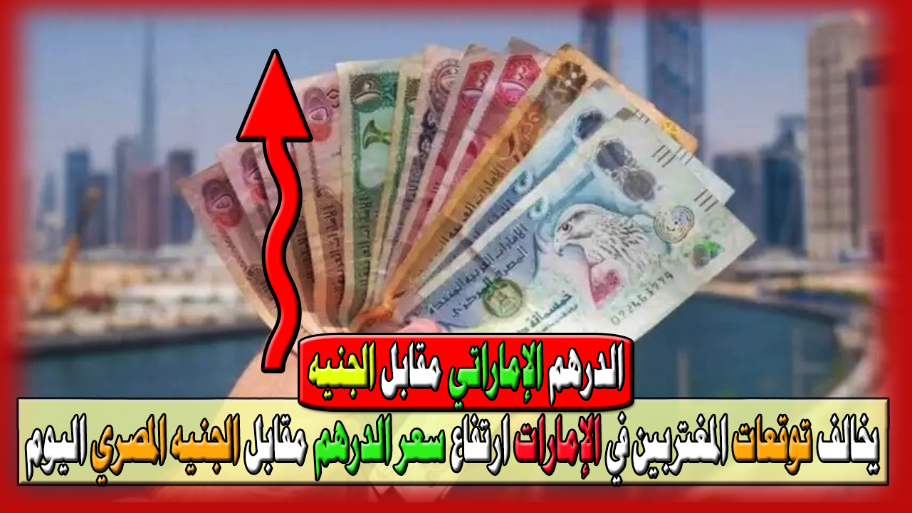 سعر الدرهم الإماراتي مقابل الجنيه المصري
