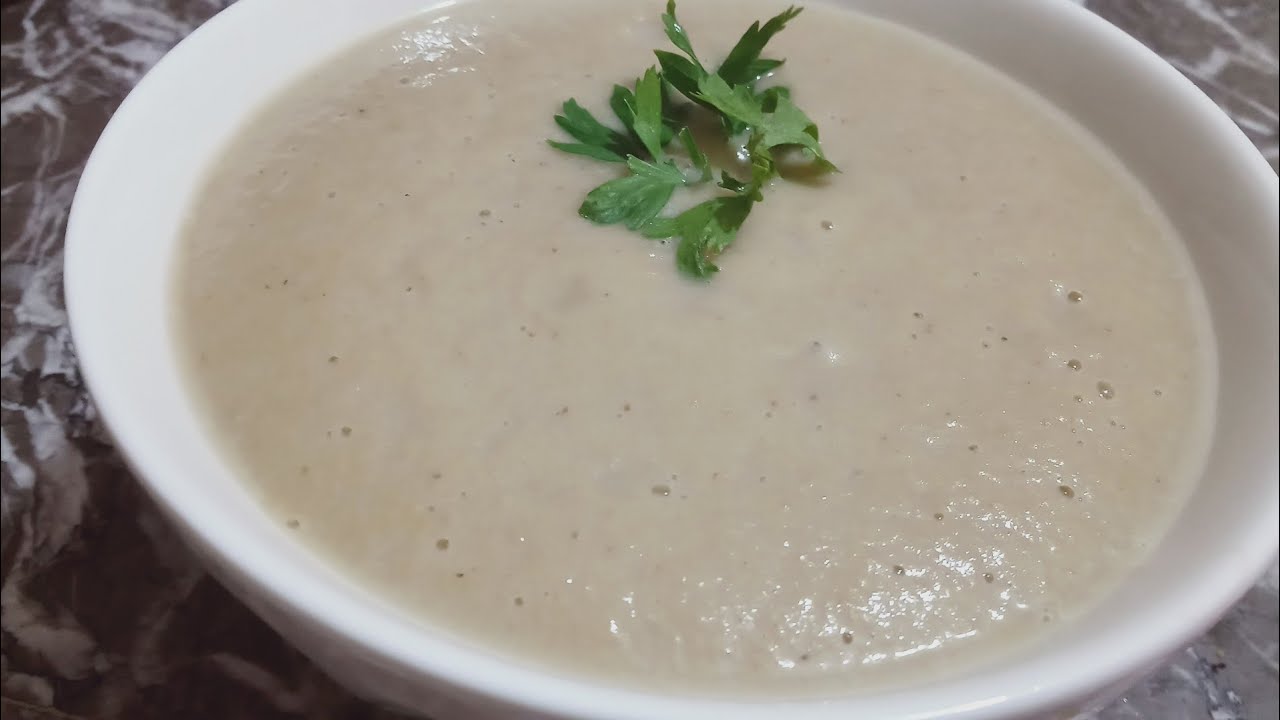 شوربة الباذنجان المشوي
