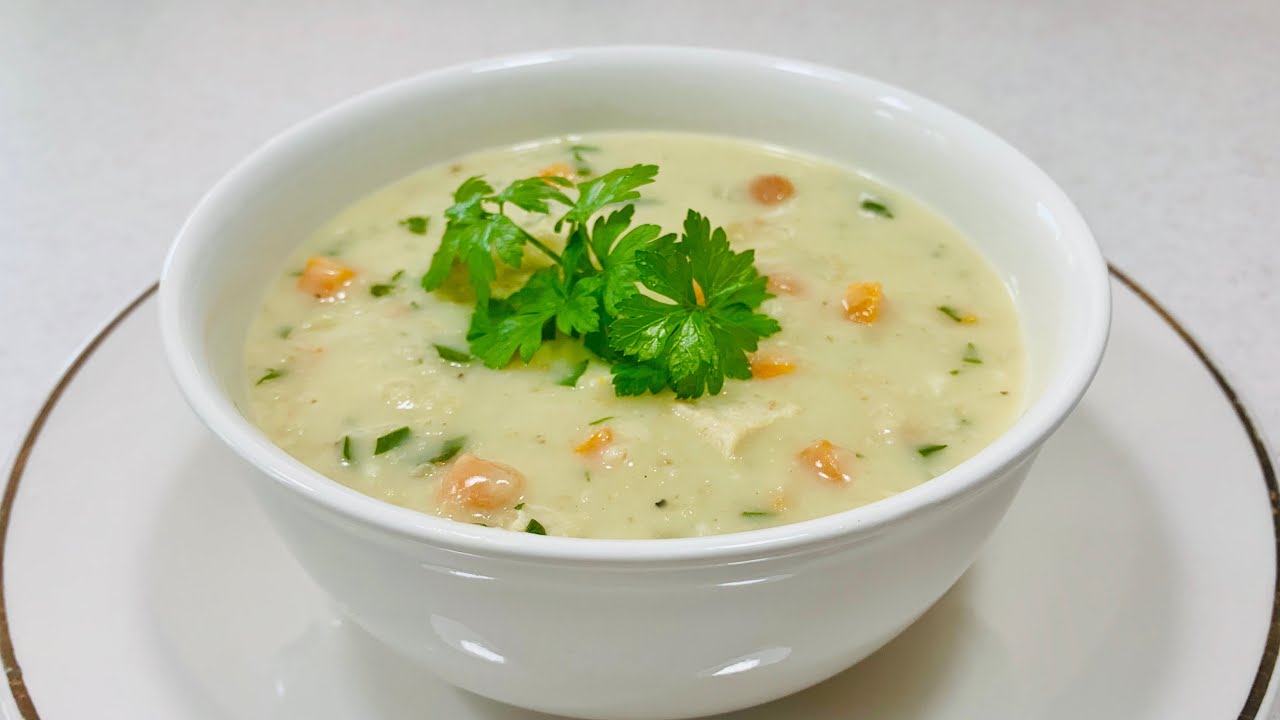 شوربة الشوفان بالدجاج