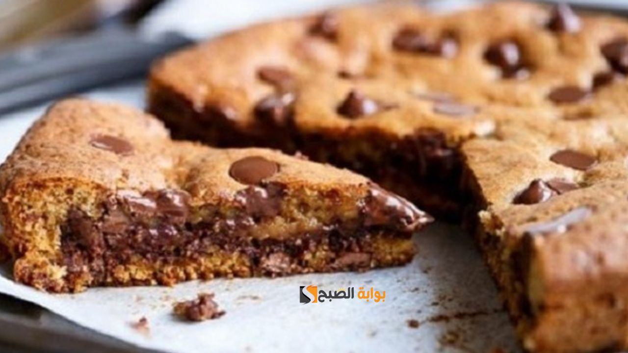 طريق عمل كيكة كوكيز الشوكولاتة