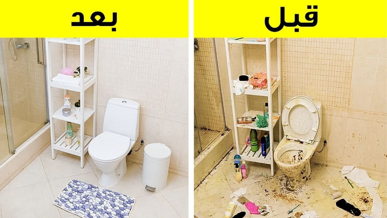 طريقة تنظيف فوارق سيراميك الحمام