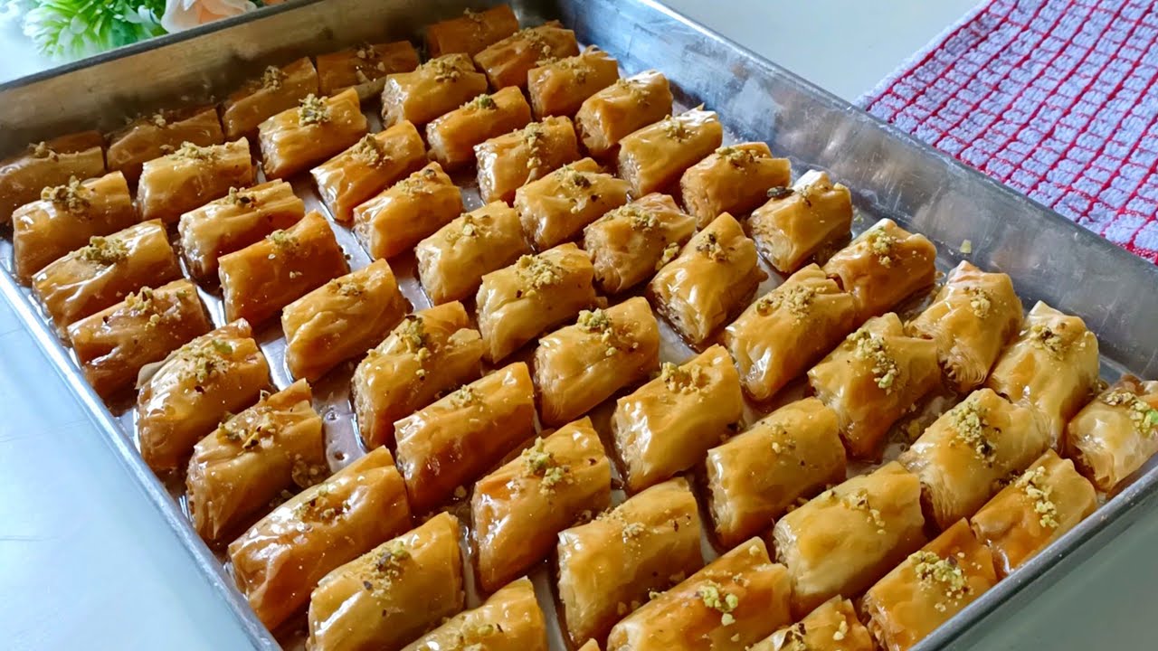 طريقة عمل أحلى صينية جلاش حلو 