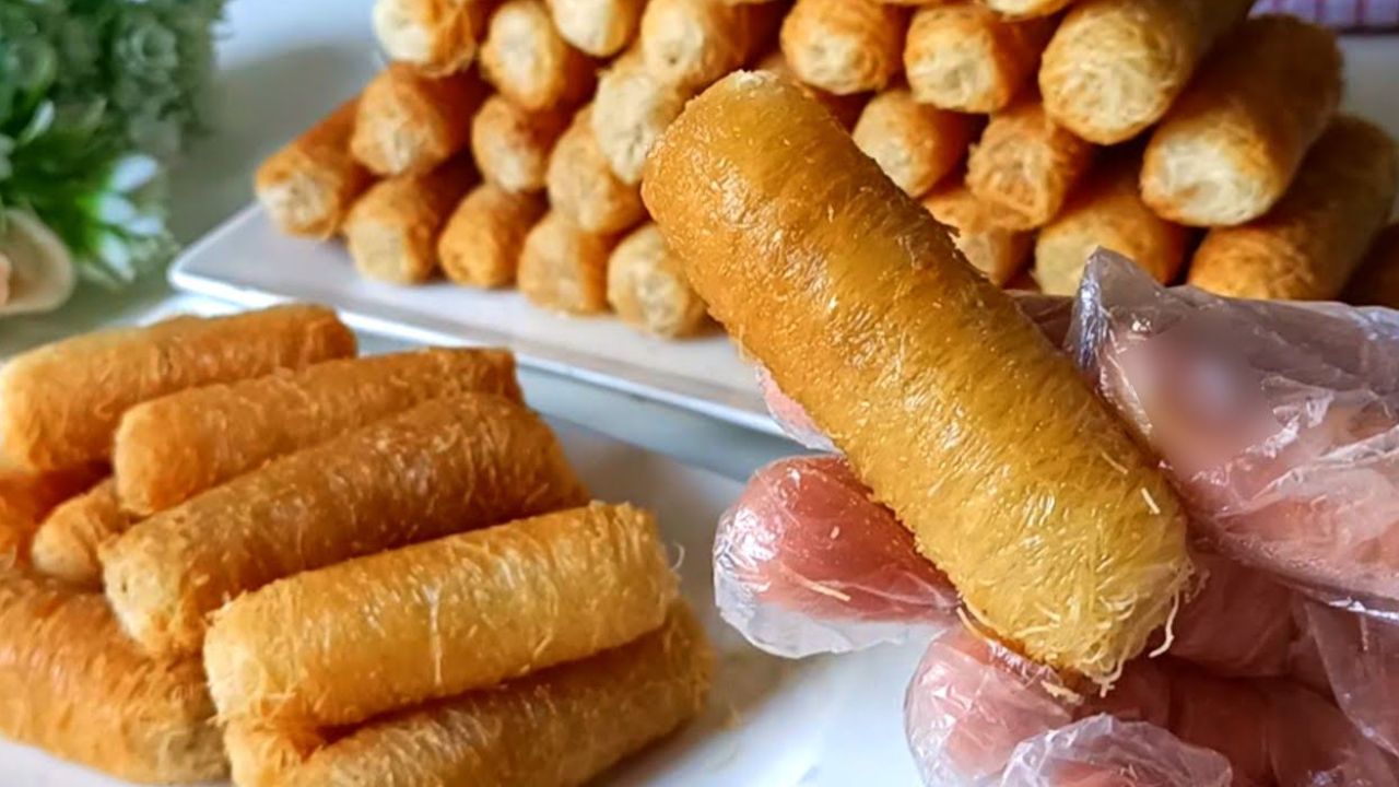 طريقة عمل أصابع الكنافه المحشيه