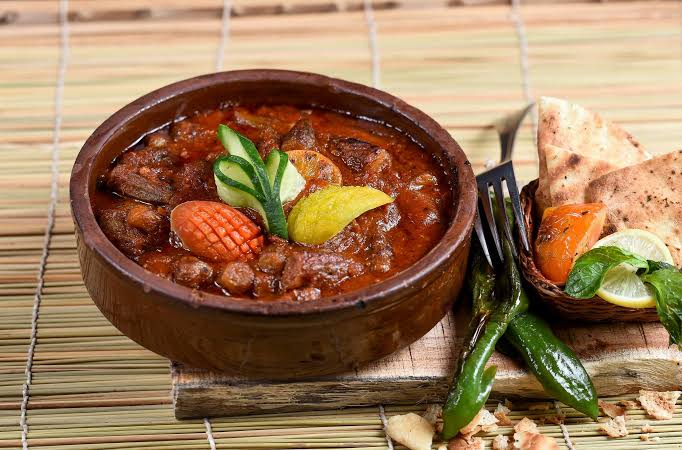 طريقة عمل ألذ طاجن بامية باللحمة الضاني