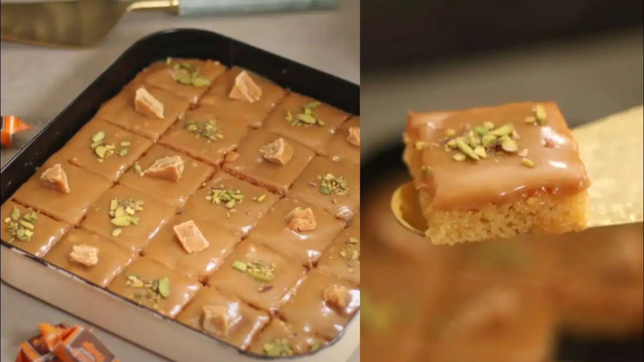 طريقة عمل البسبوسة بصوص التوفي