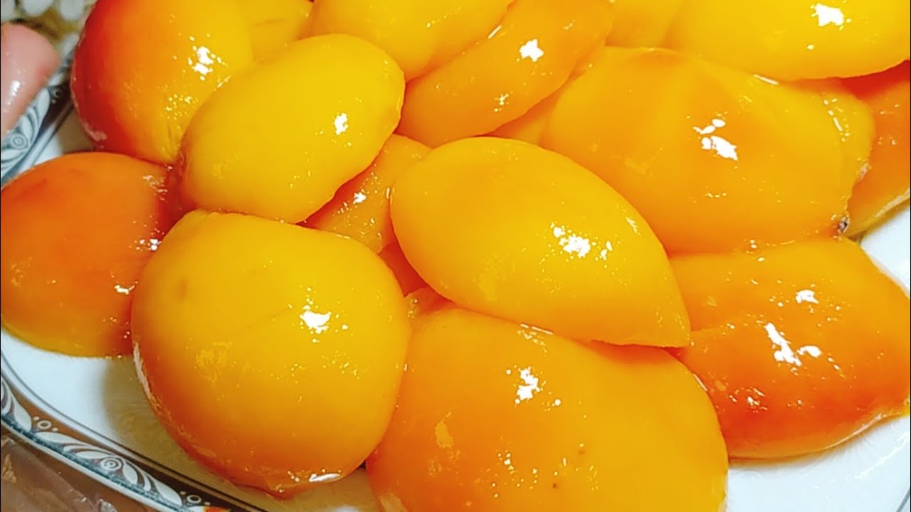 طريقة عمل الخوخ كمبوت