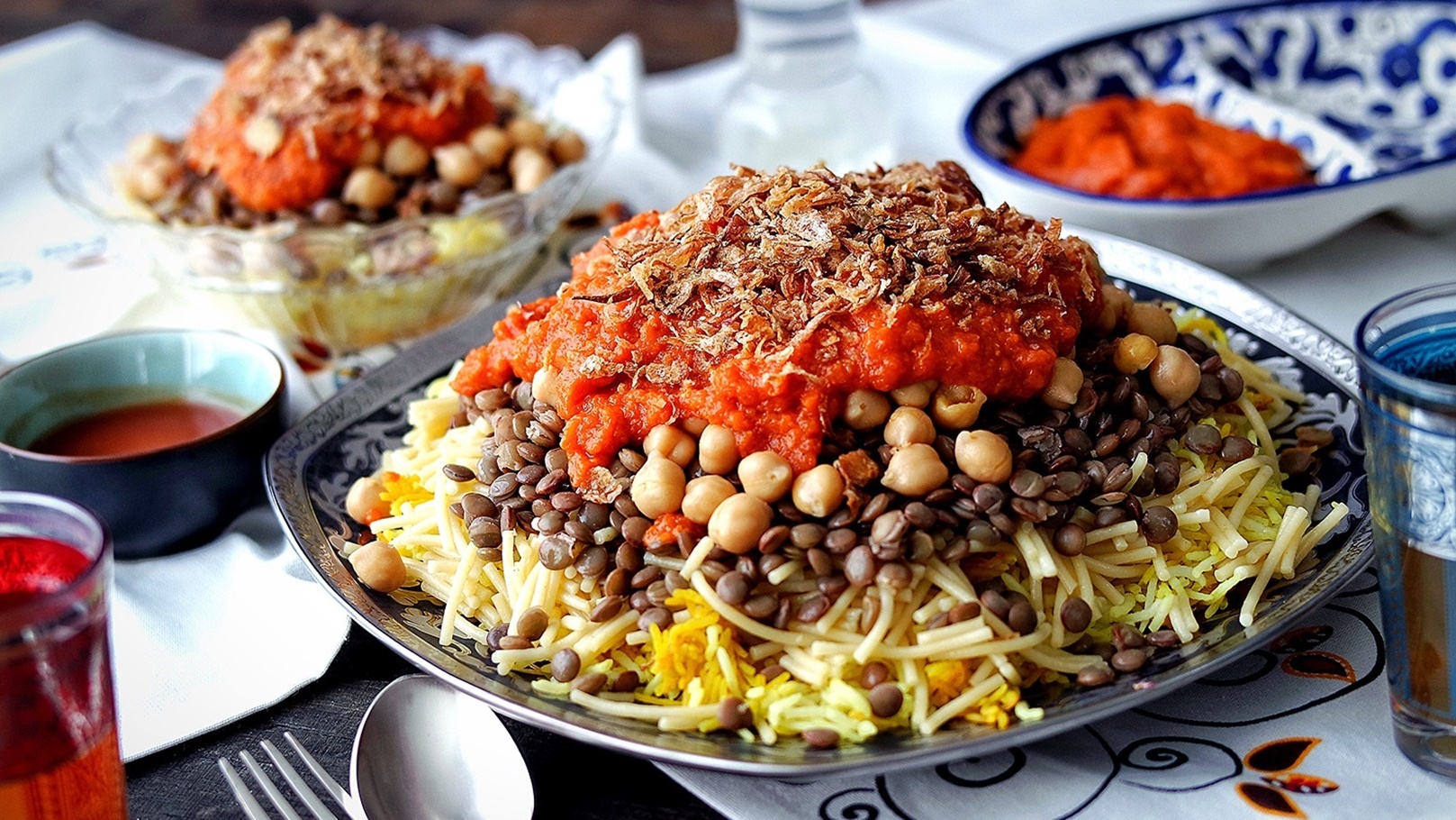 طريقة عمل الكشري المصري