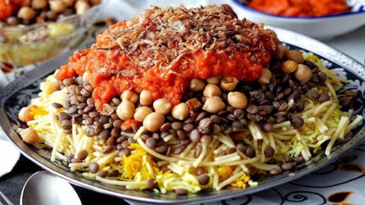 طريقة عمل الكشري