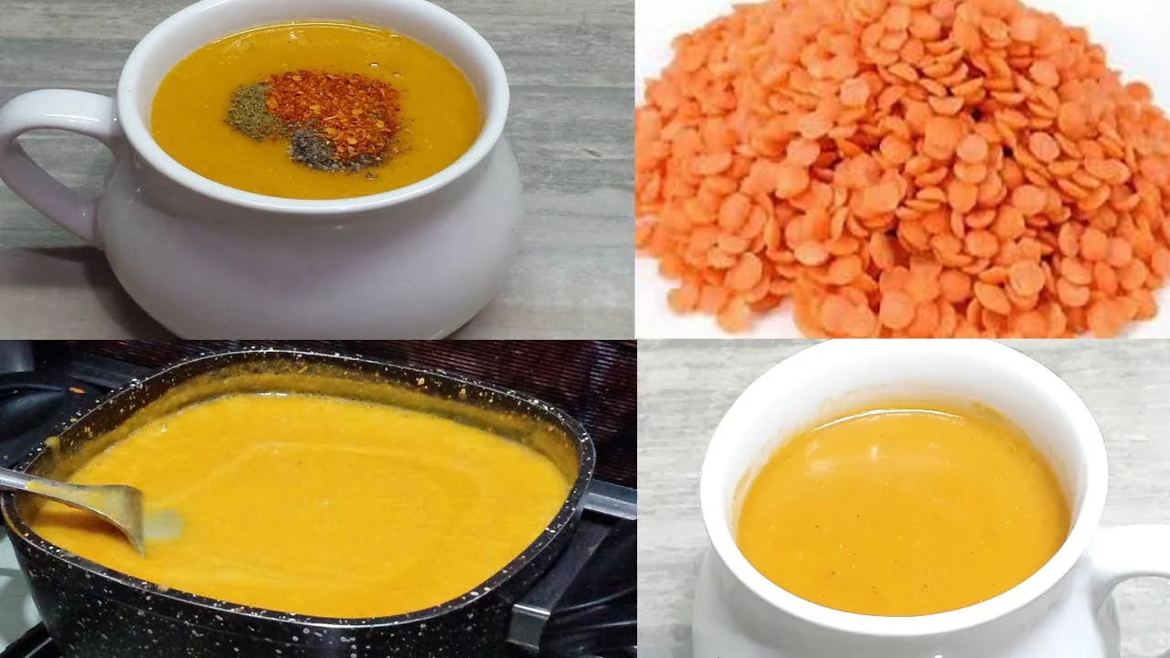 طريقة عمل شوربة العدس الأصفر