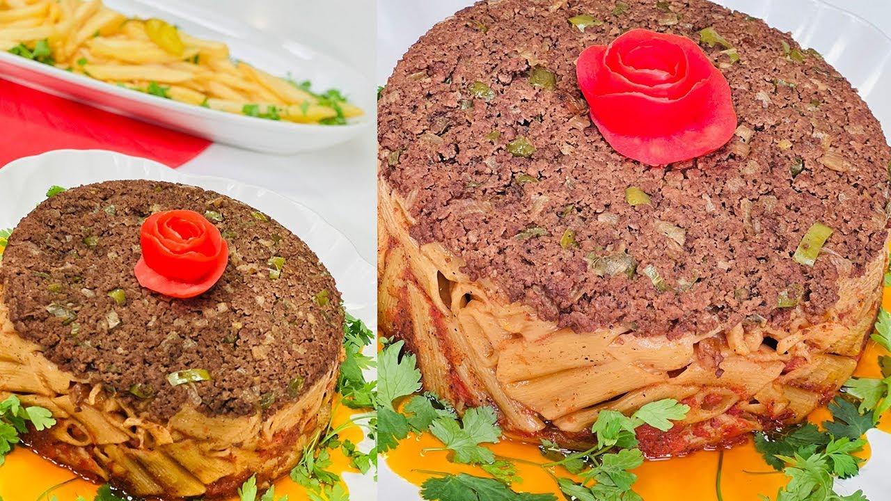 عمل طاجن مكرونة فرن