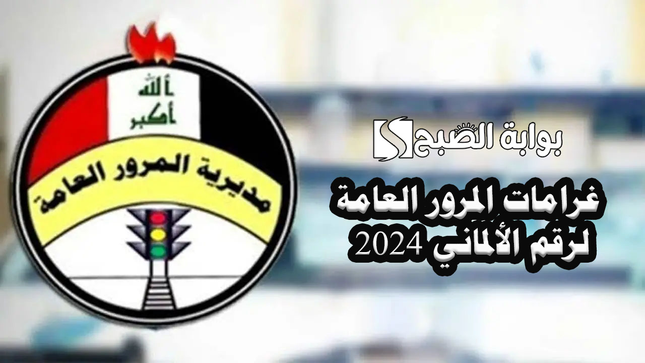 غرامات المرور العامة لرقم الألماني 2024