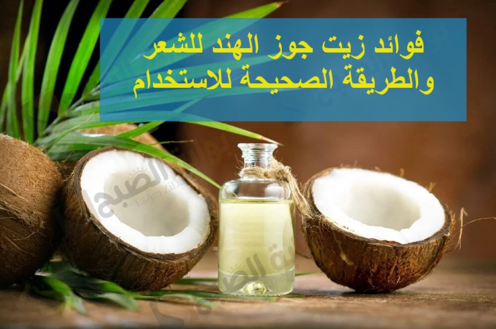 فوائد زيت جوز الهند للشعر والطريقة الصحيحة للاستخدام