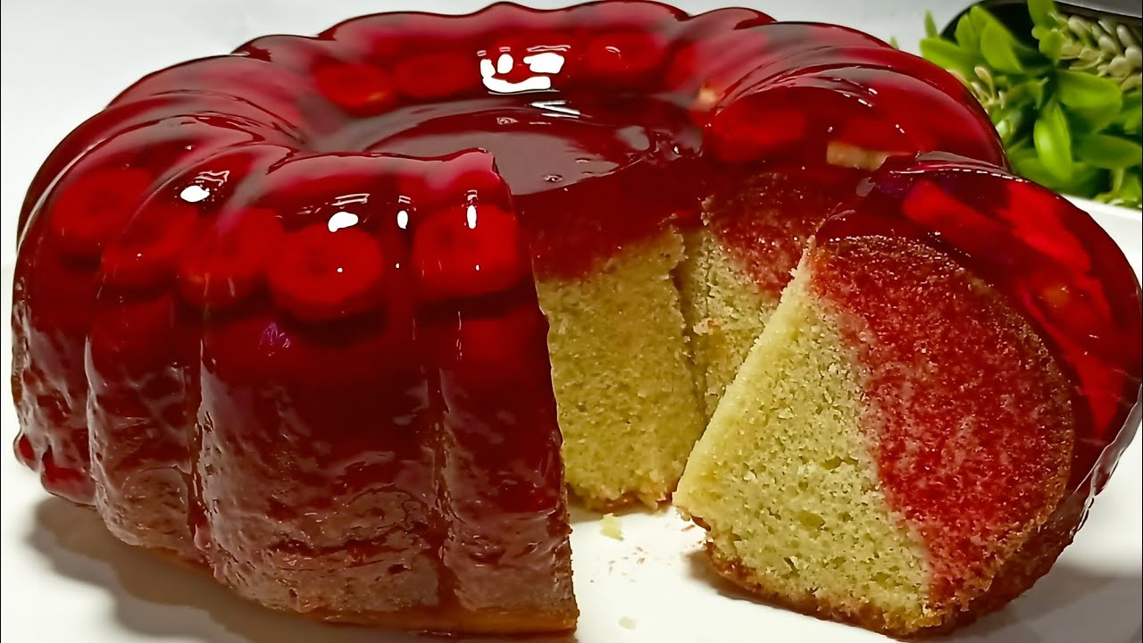 كيكة الأفاتار الباردة بالجيلي والفواكه