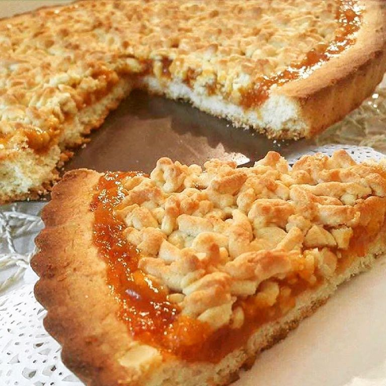 كيكة مبشورة المربى الشامي