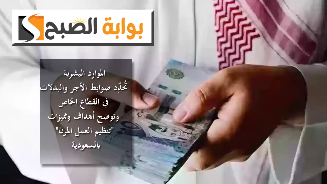 الموارد البشرية تُحدِّد ضوابط الأجر والبدلات في القطاع الخاص، وتوضح أهداف ومميزات "تنظيم العمل المرن" بالسعودية