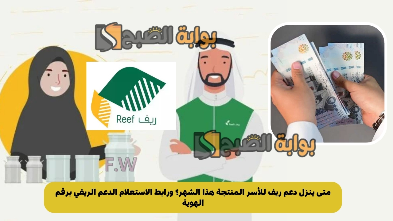 متى ينزل دعم ريف للأسر المنتجة هذا الشهر؟ ورابط الاستعلام الدعم الريفي برقم الهوية
