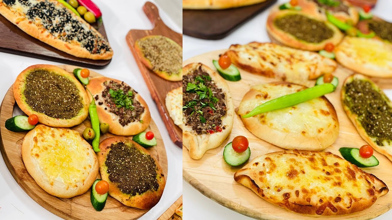 طريقة عمل مناقيش الجبن والزعتر اللبنانية على اصولها من داخل المطبخ اللبنانى بخطوات بسيطة ومذاق اكثر من رائع