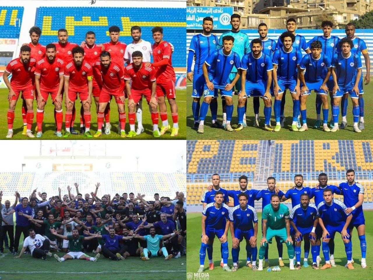 "لحسم البطاقة الاخيرة" مواعيد مباريات الدورة الرباعية المؤهلة للدوري المصرى الممتاز