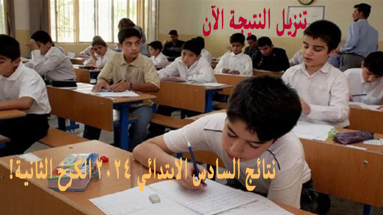 نتائج السادس الابتدائي 2024 الكرخ الثانية