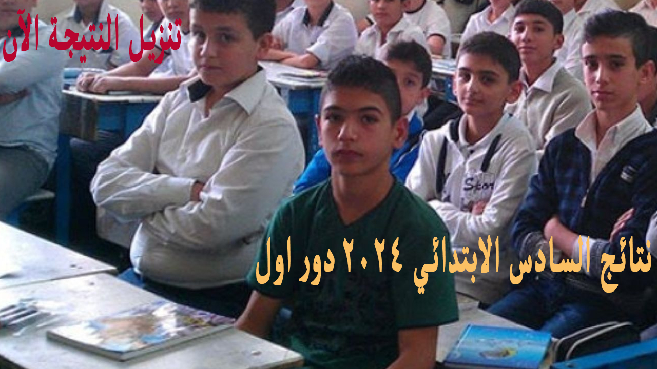  نتائج السادس الابتدائي 2024 دور اول