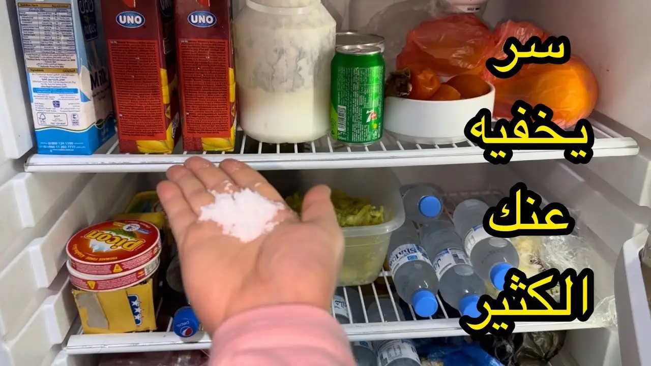 وضع الملح في الثلاجة2