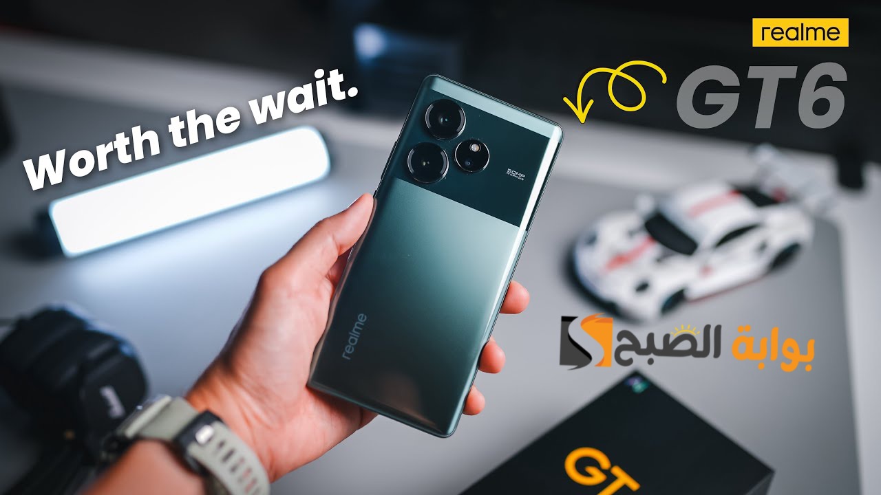 رسمياً Realme GT6 - أول هاتف في العالم بسطوع 6000 Nits