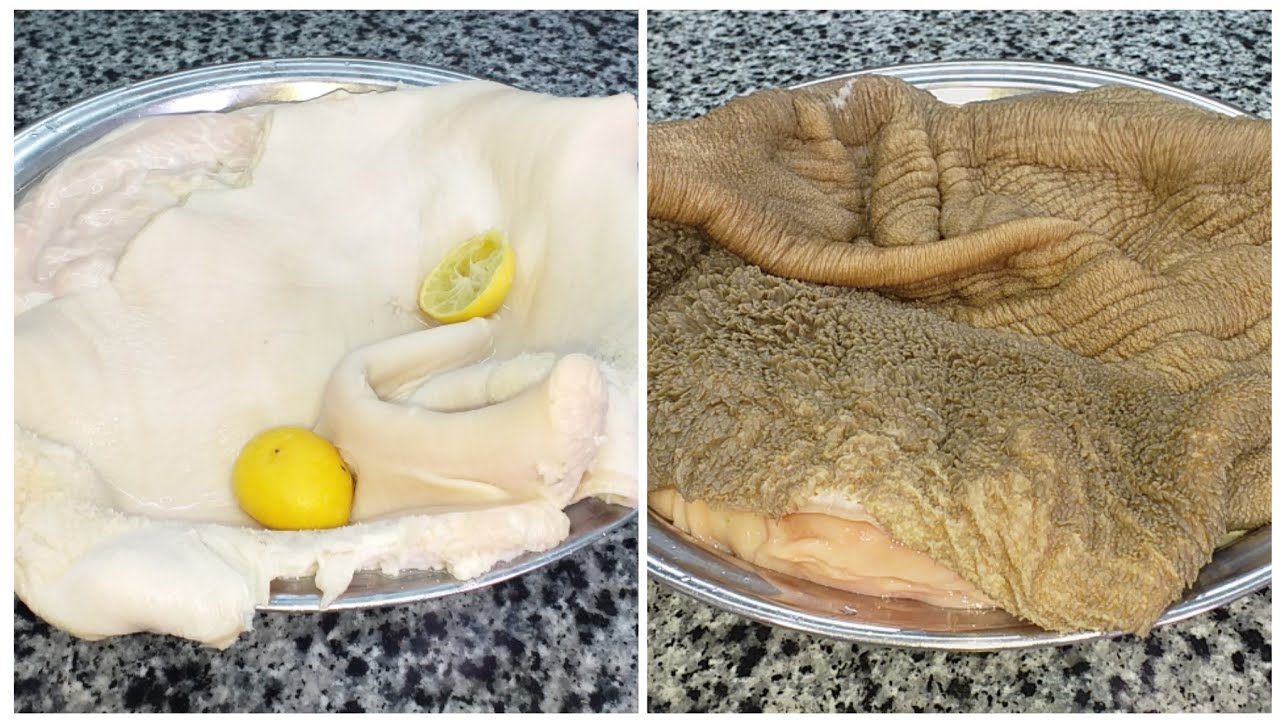 طريقة تنظيف الكرشة