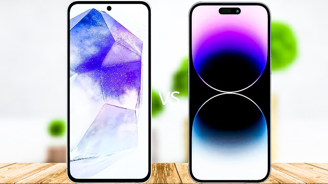"أبرز الفروقات وسعر الهاتفين في السعودية".. مقارنة شاملة بين هاتف Apple iPhone 14 Pro Max وهاتف Samsung Galaxy A55