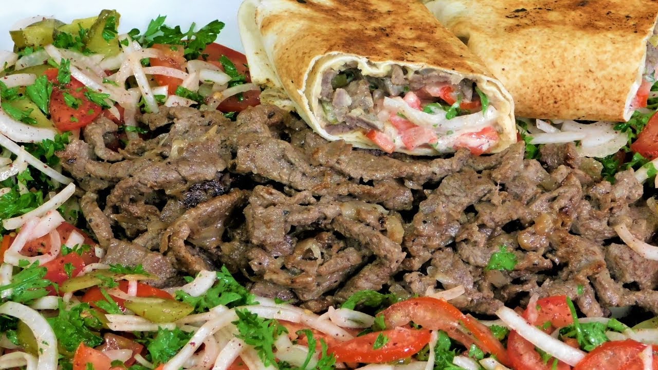 شاورما اللحمة العربية