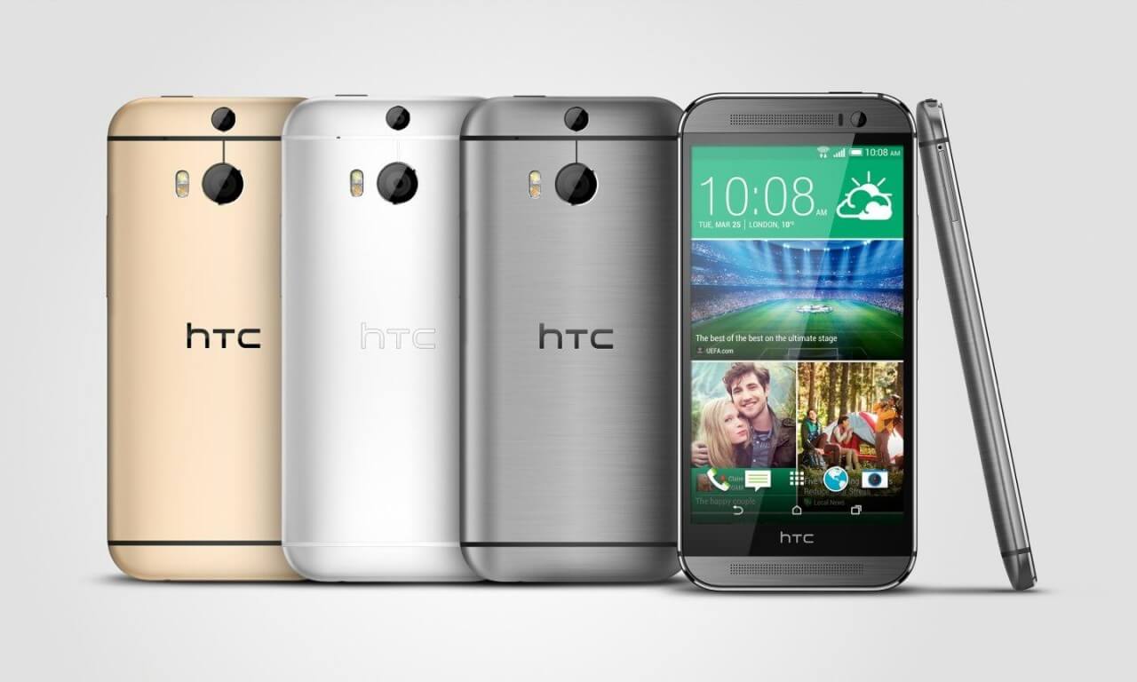 HTC One M8 mobile colors