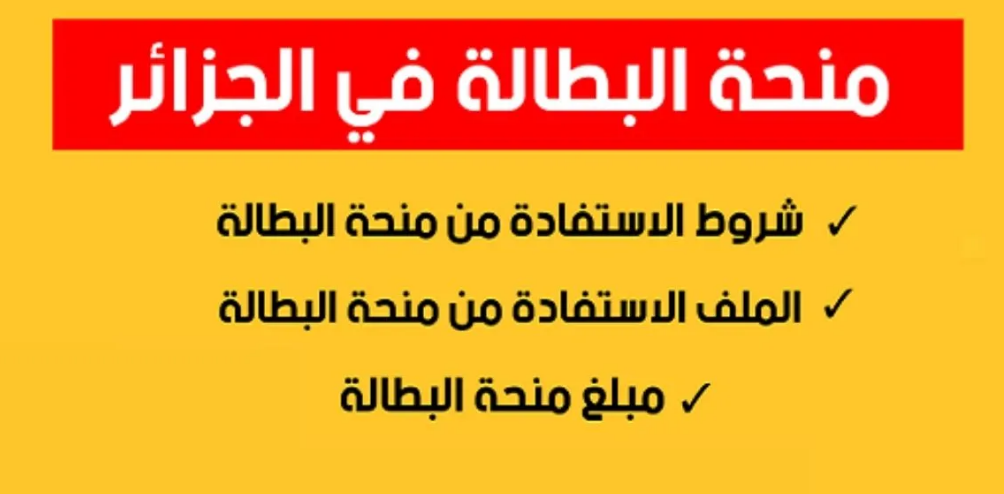 شروط منحة البطالة 2024 في جزائر