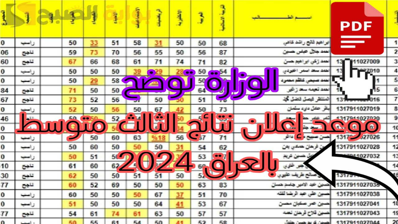 نتائج الثالث متوسط بالعراق