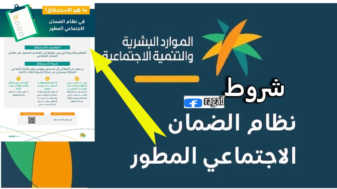 شروط الضمان الاجتماعي المطور