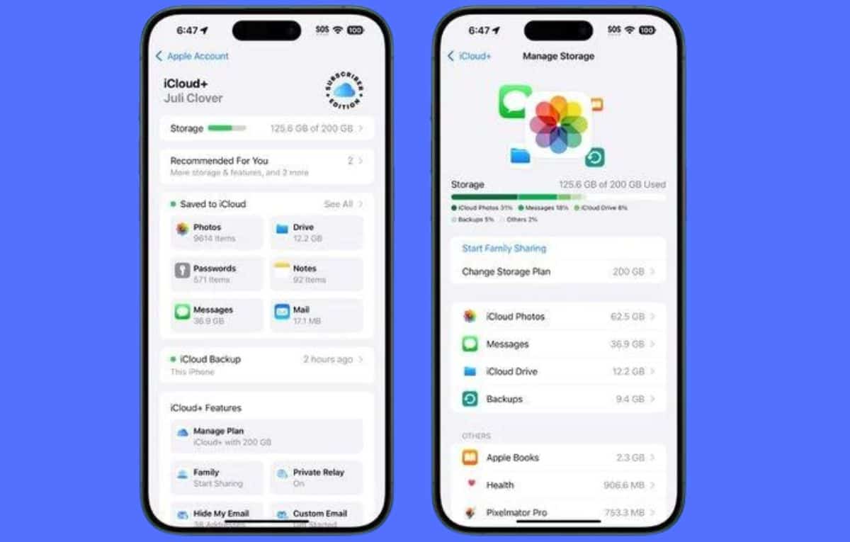 مميزات واجهة iCloud الجديدة