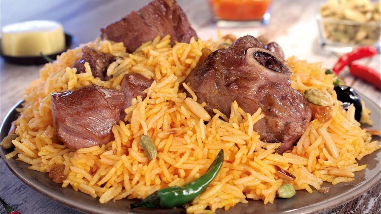 طريقة عمل الكبسة باللحم الضاني